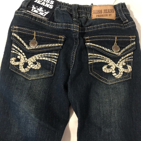 Miss Jeans Blue Stretch Jeans 4T MSRP: $36 - Picture 4 of 5